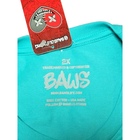 BAWS T-SHIRT Size 2X Lover Not A Fighter Match Kobe 8 Venice Shoes NWT Authentic - Picture 2 of 5